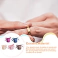 thumbnail image 4 of Qarigey Joyas redondas Colgante Empaque Organizador Cinta Presente Anillo de compromiso Caja Bowknot Vitrina Banquete Café Type3 NO3, 4 of 6