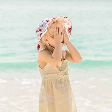 

Hunpta Hats For Kids Newborn Infant Baby Boys Girls Floral Sunscreen Cap Baby Hat Bucket Cap