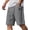 Dark Gray_CI09, variant on Resicozy Mens Linen Shorts Casual Summer Elastic Waist Drawstring Lightweight Beach Vacation Shorts with Pockets Khaki M