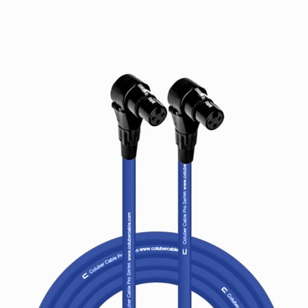 Coluber Cable - Right Angle XLR Female to Right Angle XLR Cable Female
