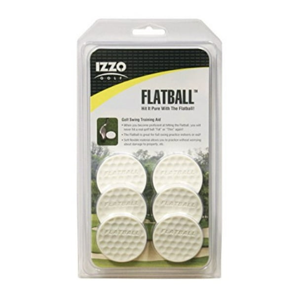 IZZO Golf Flat Ball FullSwing Golf Training Aid