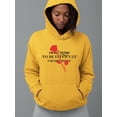 thumbnail image 2 of Not Trying To Be Difficult. Hoodie Women -Image by Shutterstock, Female x-Large, 2 of 4