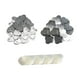 thumbnail image 4 of 100 Juego de insignias de botón en blanco Insignia de hierro Botones de pin de bricolaje Suministros Botón en forma de corazón Fabricante de botones Macarena Parte de la insignia del botón, 4 of 8