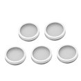 thumbnail image 4 of YUYUETIME 5Pcs Round Silver Sprouting Lid for Jar Home Use Canning Jar Lids 3.4x3.4x0.6in Stainless Steel, 4 of 8