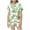 L Green, variant on Auroural Pajamas Kids Girls 7/8 Girls Button Front Pajama Top & Shorts Set, Heart Shaped Print, 2-Piece, Sizes 2-14 & Plus