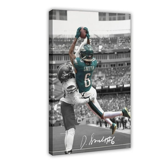 DeVonta Smith Canvas Poster Wall Art Decor Print Picture Paintings for Living Room Bedroom Decoration