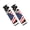 American Flag Print Theme, variant on FUIALDOLG Black Horse Car Seat Belt Pads 4 Pack, Polyester SBR Composite Seat Belt Covers, Universal Soft Durable for Cars and Trucks