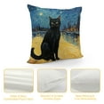 thumbnail image 4 of JEUXUS  Throw Pillow Covers , Fall Pillow Covers Comfortable Decorative, Sides Print for Sofa Couch Bed Office and Car, 4 of 5