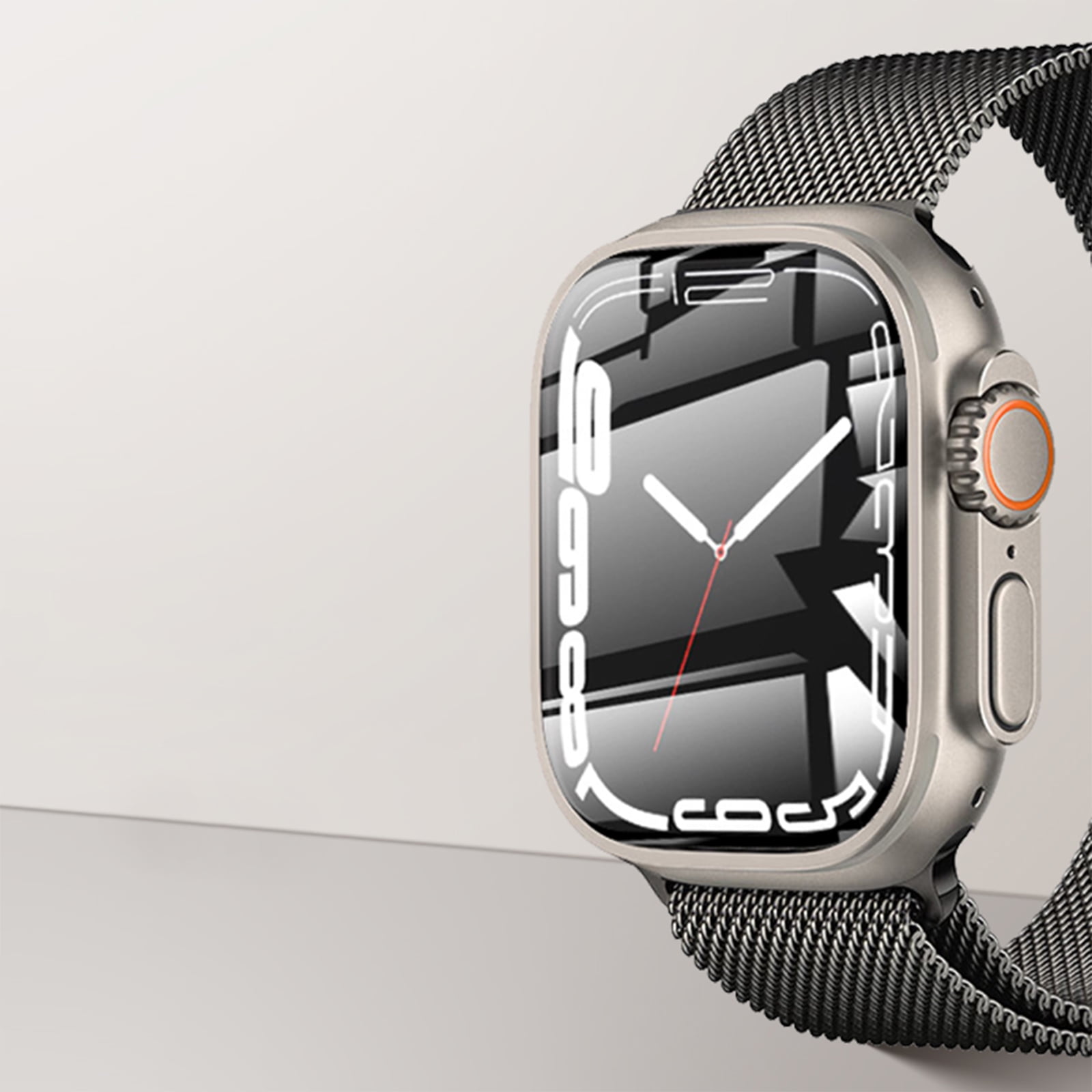 Case with Tempered Glass Screen Protector for Apple Watch Series