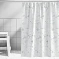 thumbnail image 3 of Vggrvlo Bath New Arrivals Shower Curtain or Liner with 12 Hooks Premium PEVA Waterproof Fabric Bathroom Accessories for Bathroom 40"x72", 3 of 6