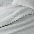 thumbnail image 6 of Noble Linens 3 Piece Light Gray Floral Stitch Quilt Set, Twin / Twin XL, 6 of 7