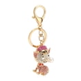 thumbnail image 3 of Lindo perro llavero Bling bolso colgante cachorro coche llavero decoración bolsa accesorios rosa, 3 of 10
