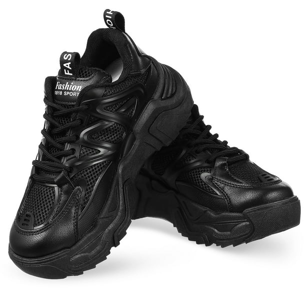 BRIGHTFUFU 1 par de zapatillas gruesas para mujer, zapatillas gruesas para mujer, zapatillas de deporte de moda, zapatos deportivos para mujer, talla 40