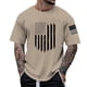 thumbnail image 1 of Playera Para Hombre, Camiseta De Manga Corta Con Cuello Redondo Y Estampado Del Día De La Independencia Para Hombre, Camiseta Floral De Moda, Camiseta De Fondo, 1 of 4