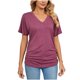 thumbnail image 3 of Fiudx Liquidación de Ofertas Flash Blusa de Manga Corta con Estampado de Moda para Mujer, Camiseta Divertida con Cuello Redondo, Camiseta Sin Mangas, 3 of 6