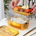 thumbnail image 1 of Bento Lunch Box Baoblaze de Preparación de Comidas para Oficina en El Hogar Oro, 1 of 7