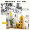 thumbnail image 6 of GVN Kids Bookcase Toy Storage Organizer with Open Storage Shelves-Giraffe, Toy Organizers and Storage for Kids, Boys, Girls, Nursery, 6 of 8