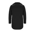 thumbnail image 7 of IYTR Men's Wool Peacoat Winter Warm Long Sleeve Classic Trench Coat Button Up Outerwear Jacket Black M, 7 of 7