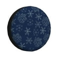 thumbnail image 3 of Xecao Snowflake Dark Blue for Tire Covers: Waterproof, dust-proof, and universally fitting for trailers, SUVs, 3 of 8