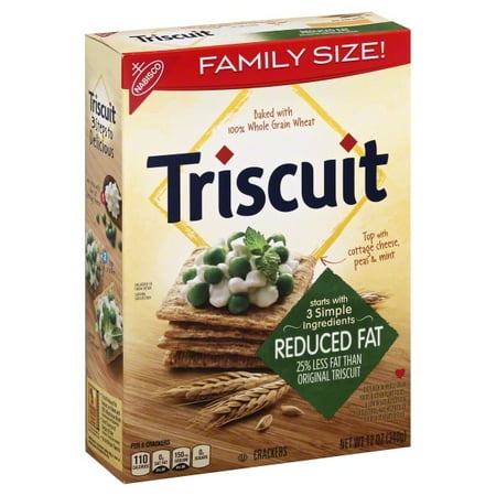 Triscuit Reduced Fat Crackers - Family Size - 12oz