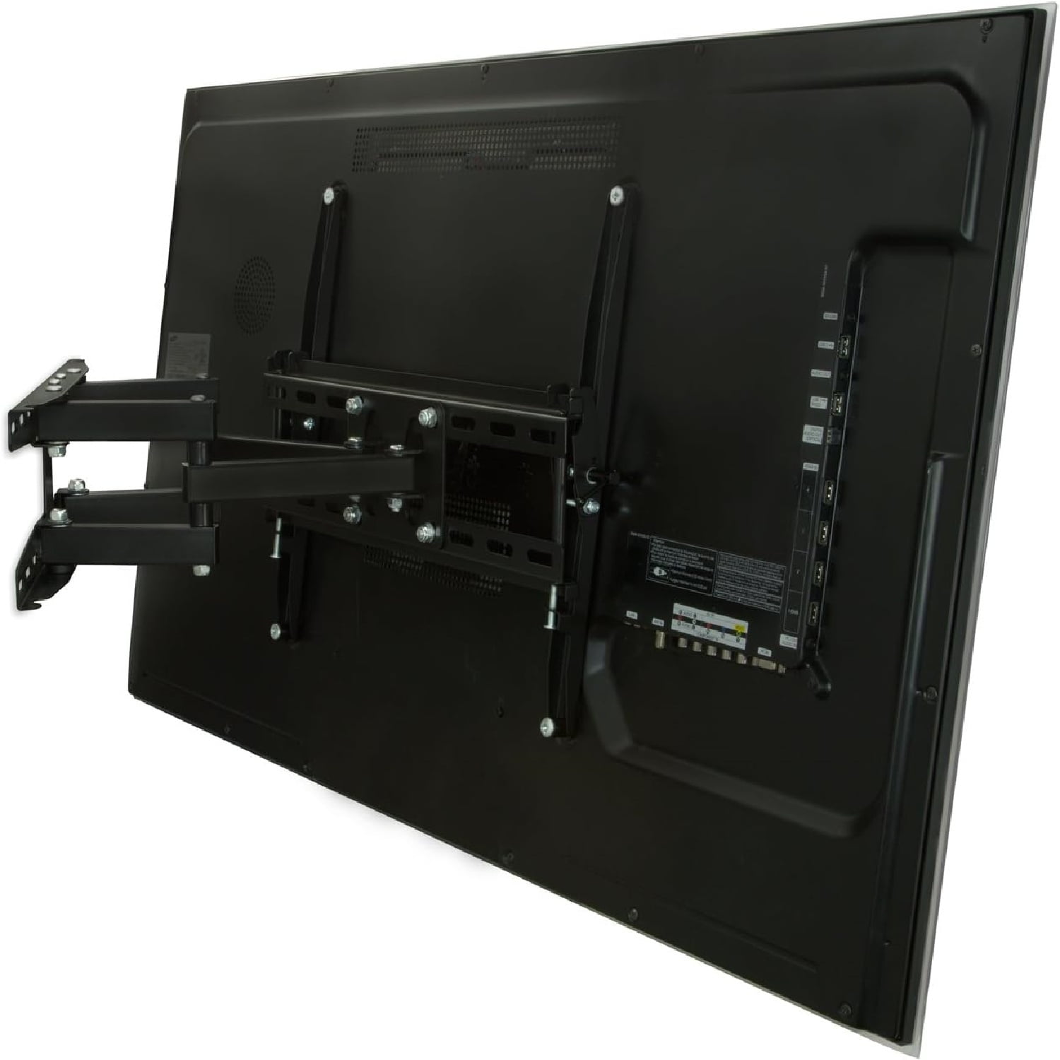 Full Motion TV Wall Mount | Stable Dual Arm Articulating Bracket for 32-55 Inch TVs | Swivel, Tilt & Extend | Universal VESA Wall Mount for Flat Screen, LED, LCD, OLED | 115 lbs Capacity