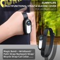 thumbnail image 1 of Funda protectora de silicona para Insta360 GO 2, mochila para muñeca, correa para cuello de gato para bicicleta, 1 of 9