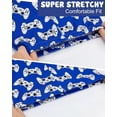 thumbnail image 5 of Fiodrimy Boys Pajamas Big Boys Summer Short Sleeve PJ Set Kid Sleepwear Boys Pajamas Size 8-14, 5 of 7