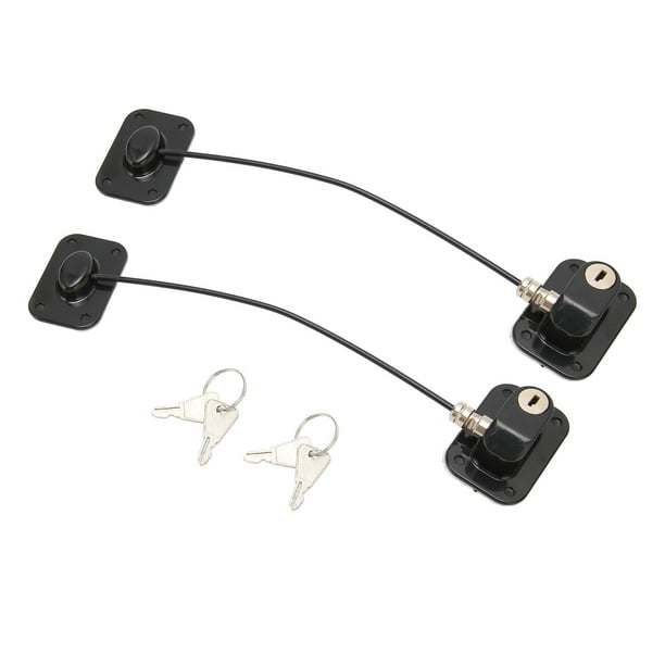 Lock, Safe Durable Freezer Lock 2 Pieces High Strength