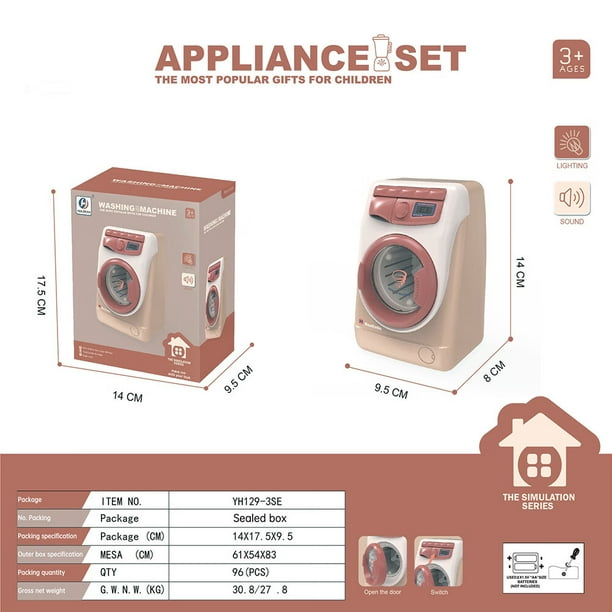 KLZO Kitchen Appliances Toy,Kids Kitchen Pretend Play Set with Coffee