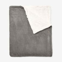 BrylaneHome BH Studio Sherpa Microfleece Blanket