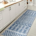 thumbnail image 5 of JONATHAN Y SANTA MONICA 2 x 10 Runner Rug, Kafel Tribal Bohemian - Blue/Ivory, SMB130D-210, 5 of 10