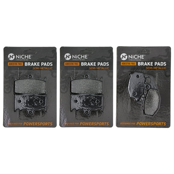 Niche Complete Semi-Metallic Brake Pad Set for Kawasaki ZZR600 Motorcycle MK1002561