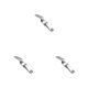 thumbnail image 5 of Kenally 4 Pieces Stainless Steel Lever Closure Door Anti-corrosive Drawer Lock Pre-drilled Electroplate Wardrobe Glossy Stylish Type1, 5 of 6