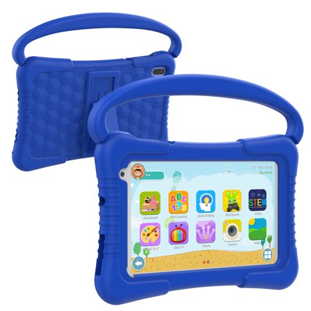 7 Inch Kids Tablet  Quad Core Android 11 Toddler Tablets  Children Tablet with 32GB Storage 2GB RAM WiFi BT Shockproof Case Dual Camera Educationl Games Parental Control  Kids Software Pre-Installed.