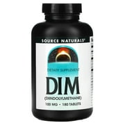 Source Naturals DIM (Diindolylmethane), 100 mg, 180 Tablets