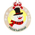 thumbnail image 1 of Gibobby Adornos coloridos del día de la del LED Adornos colgantes del árbol de Navidad Manualidades del festival de Navidad del día para los niños(A), 1 of 5