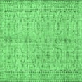 thumbnail image 1 of Ahgly Company Indoor Square Persian Emerald Green Traditional Area Rugs, 4' Square, 1 of 4