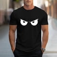 thumbnail image 2 of UVEASISHA Mens Short Sleeve Funny Tshirts Eye Design Graphic Tee Fashion Hipster T-Shirts Black XXXL, 2 of 6