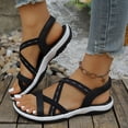 thumbnail image 2 of Dakaela Walking Hiking Sandals for Women Comfortable Summer Shoes with Arch Support Strappy Orthopedic Beach Sport Sandal Size 6, 2 of 9