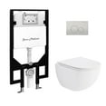 thumbnail image 6 of St. Tropez Wall Hung Toilet Bundle (SM-WT449, SM-WC424, SM-WC001C), 6 of 13