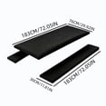 thumbnail image 3 of 3 Pcs Picnic Table Bench Cover Set,Stretch Polyester Fabric Waterproof Oilproof Tablecloth for Patio Porch Picnic Use,Washable Outdoor Furniture Protector with Storage Bag, 3 of 6
