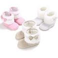 thumbnail image 6 of Baby Boy Girl Boots Newborn Shoes Winter Snow Bowknot Anti-Slip Soft Sole Warm Infant Toddler Prewalker Booties, 6 of 7