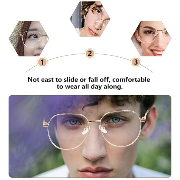 2 Pcs Blue Light Blocking Glasses Computer Gaming Glasses Reading Glasses Fashion Fake Nerd Eyewear AntiEyestrain for Men Women Rose Gold Walmart