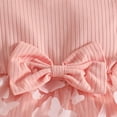 thumbnail image 5 of Yindaity Newborn Dresses for Baby Girls Newborn Baby Girl Lace Romper Infant Summer Boho Flower Tulle Dress Party Gifts Newborn Photography Outfits(12-18 Months,Pink), 5 of 6