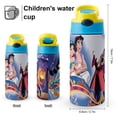 thumbnail image 2 of Aladdin Kids Water Bottle with Silicone Straw And Spill-Proof Lid, 12 Oz Stainless Steel Double-Wall Vacuum Insulated Water Bottles for Boys Girls, 2 of 8