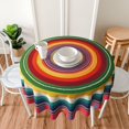 thumbnail image 5 of Colorful Mexican Tablecloth Mexico Round Table Cover Washable Table Cloth for Home Party Picnic Decorations, 5 of 5