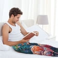 thumbnail image 5 of Sikiie Romantic Flamingo Pair Pajama Pants Men, PJ Bottoms, Sleep & Lounge Pants-XX-Large, 5 of 6