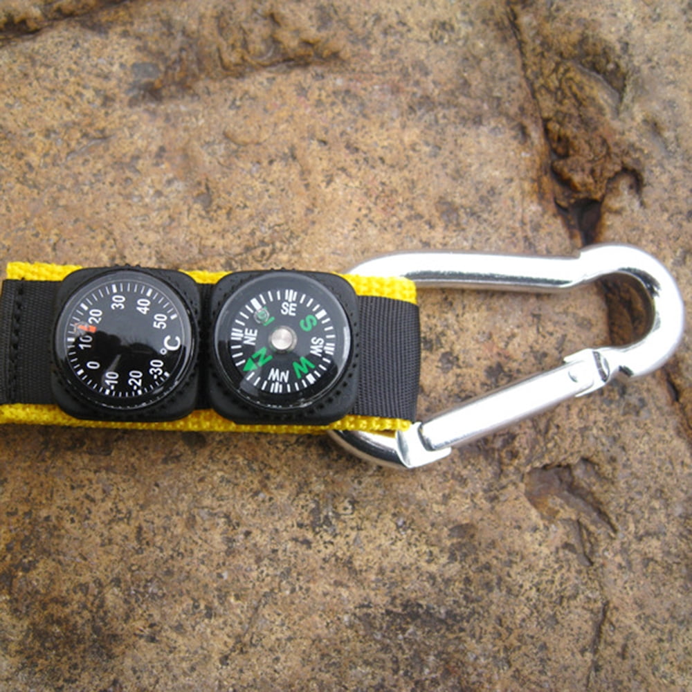 Carabiner Digital Altimeter Barometer,Digital Altimeter,Digital Barometer,Used for Outdoor Enthusiasts Hiking Camping Climbing Altitude Meter Temperature