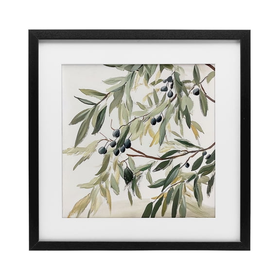 Stupell Industries Eclectic Petals In Pastel Black Framed Print Under Glass, 13 x 13, by Mona Grace