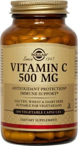 Solgar Vitamin C 500 mg - 100 Vegetable Capsules